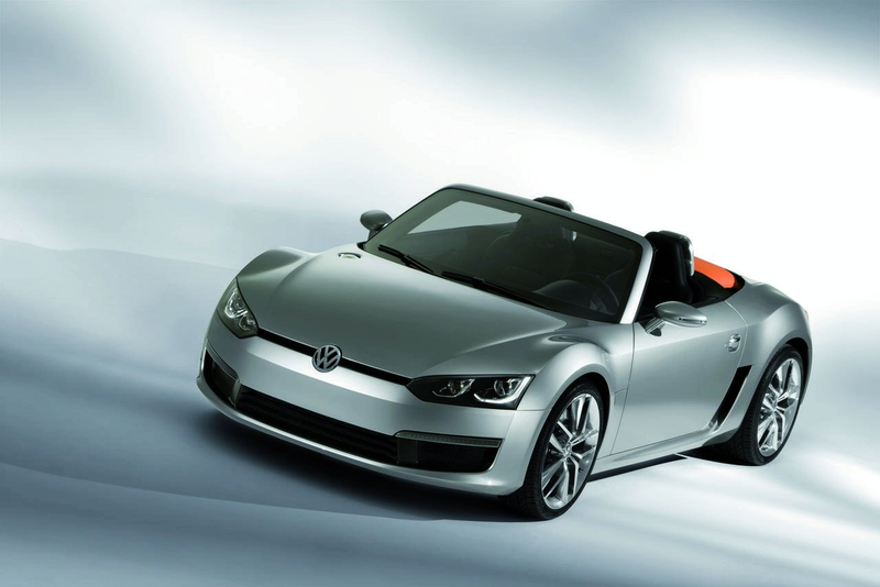 Illustration for article titled VW Bluesport Roadster: The Mid-Engined Diesel Sportscar